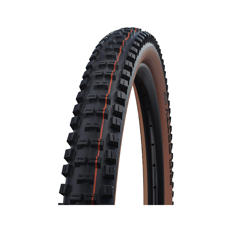 Balfes Bikes Schwalbe Big Betty Evo Super Gravity Addix Soft TLE 27.5 x 2.40 Tyre in Bronze | Free postage over £30, £10 off first order, price match & 0% finance.