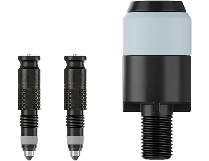 Schwalbe Clik Valve Conversion Kit Presta-SCV Including Pump Adapter in Black