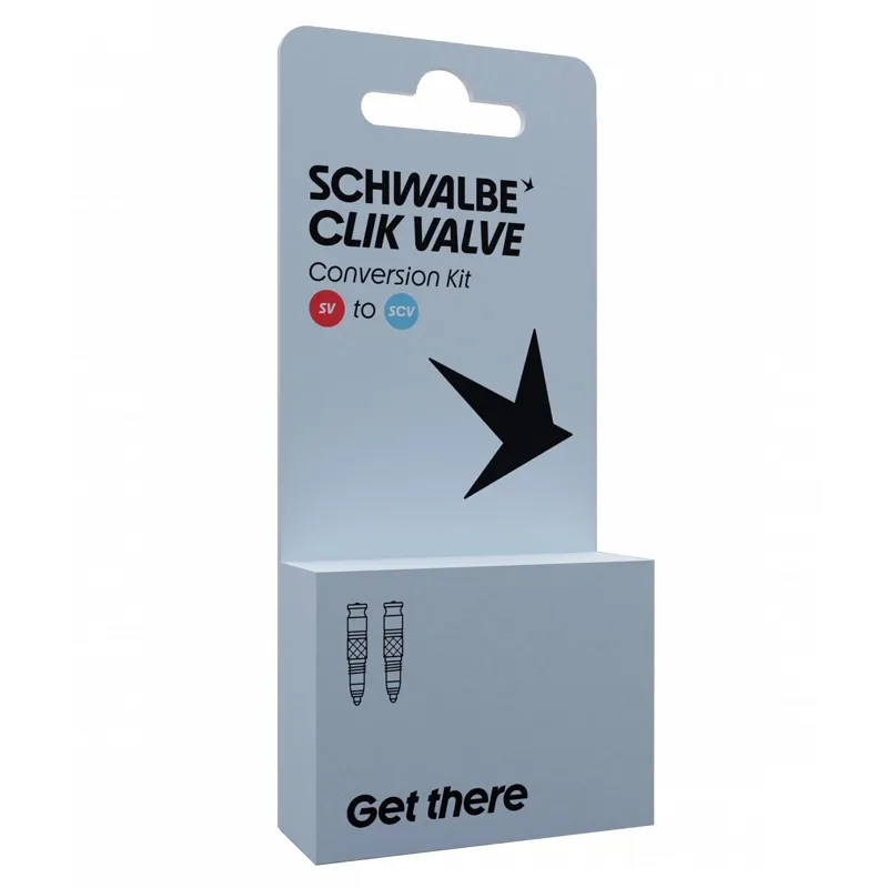 Schwalbe Clik Valve Conversion Kit Valve Only in Black-1