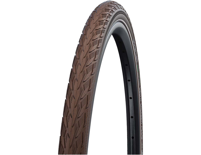 Balfes Bikes Schwalbe Delta Cruiser Plus Puncture Guard Tyre 700x35c in Brown/Reflective | Free postage over £30, £10 off first order, price match & 0% finance.