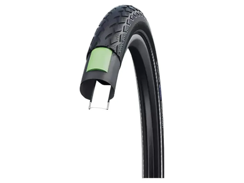 Schwalbe Green Marathon 1.65x27.5 Tyre in Black