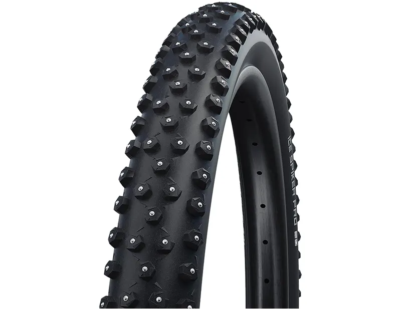 Balfes Bikes Schwalbe Ice Spiker Pro DD Raceguard TLE 27.5x2.60 E25 Folding Tyre in Black | Free postage over £30, £10 off first order, price match & 0% finance.