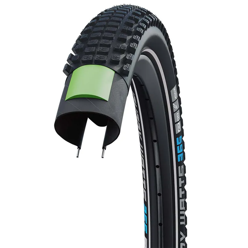 Schwalbe Johnny Watts 365 DD Performance GreenGuard 27.5 Inch Tyre in Black-2