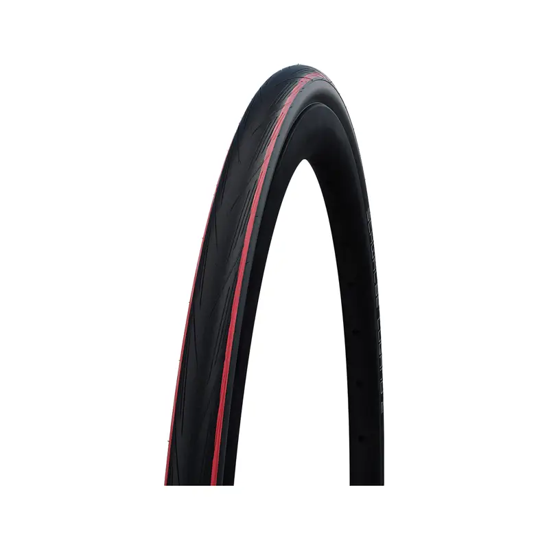 Balfes Bikes Schwalbe Lugano II K-Guard 700 x 25c Folding Road Tyre in Black / Red | Free postage over £30, £10 off first order, price match & 0% finance.
