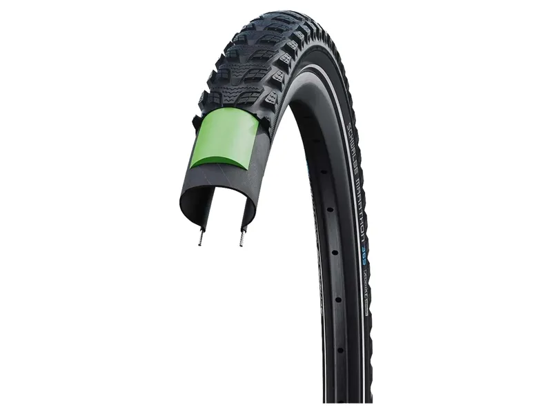 Schwalbe Marathon 365 GreenGuard Tyre 28 Inch in Black/Reflex-2