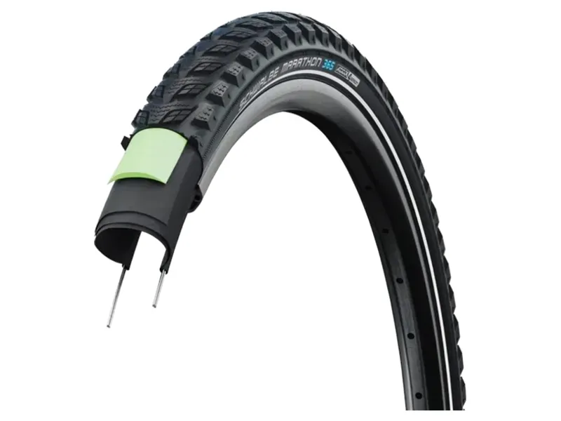 Schwalbe Marathon 365 Performance Greenguard 28 x 2.15 Tyre in Black/Reflex-2