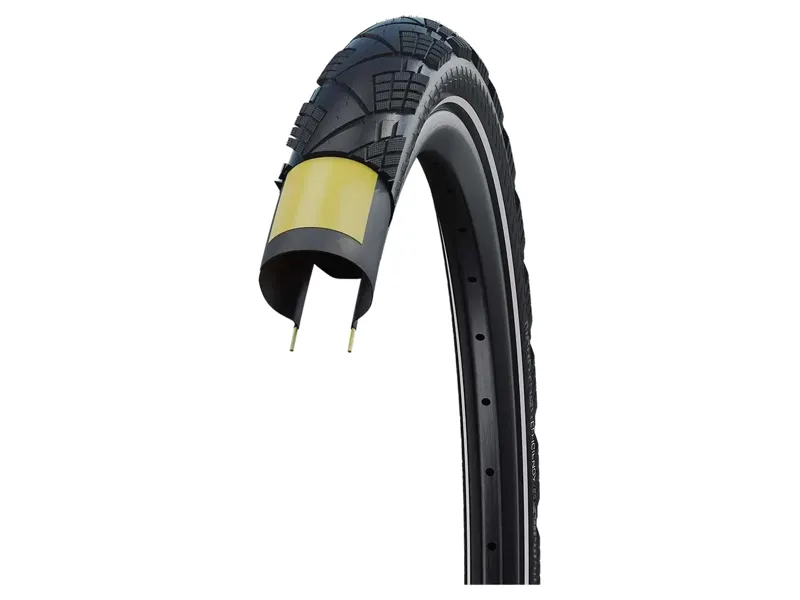 Schwalbe Marathon Efficiency Evo Super Race V-Guard Folding Tyre 28 Inch in Black-2