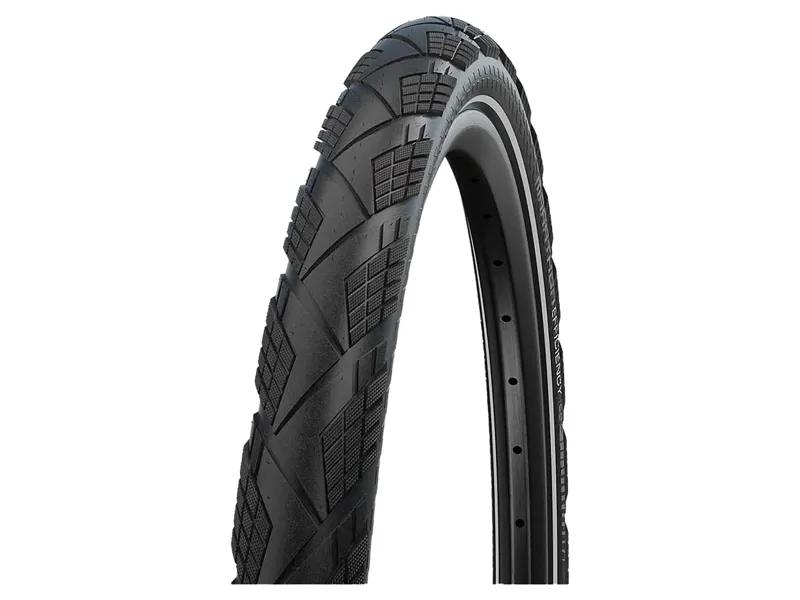 Schwalbe Marathon Efficiency Evo Super Race V-Guard Folding Tyre 28 Inch in Black
