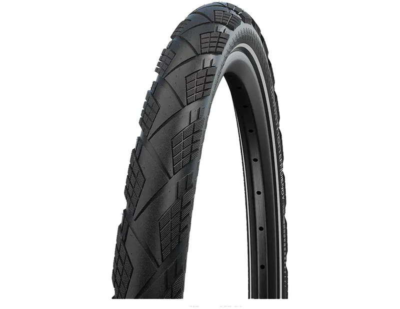 Schwalbe Marathon Efficiency Evo Super Race V-Guard Folding Tyre 28 Inch in Black
