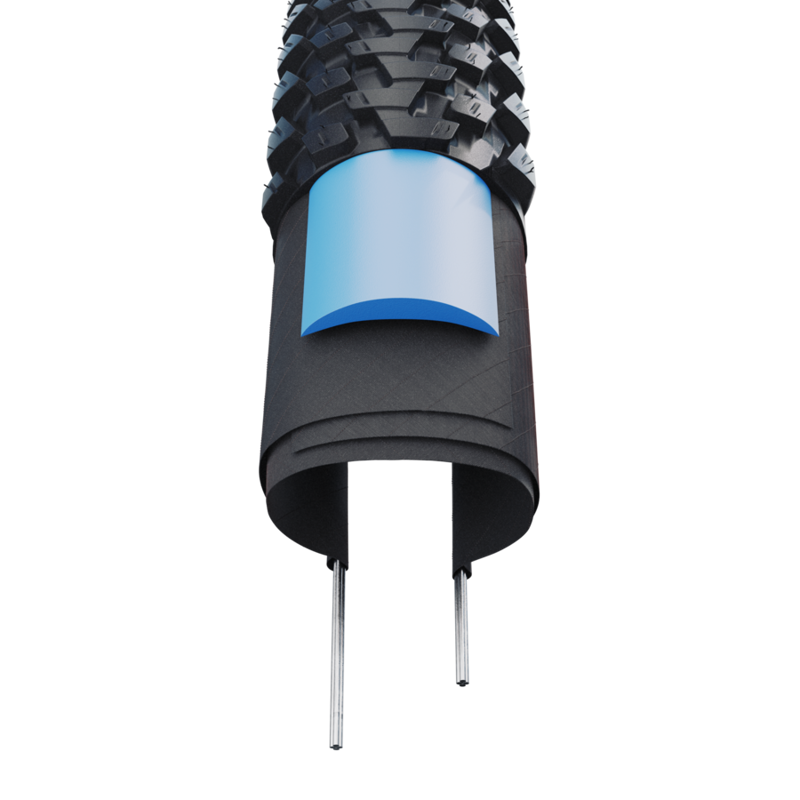 Schwalbe Marathon Plus MTB SmartGuard 27.5x2.60 in Black/Reflective-2