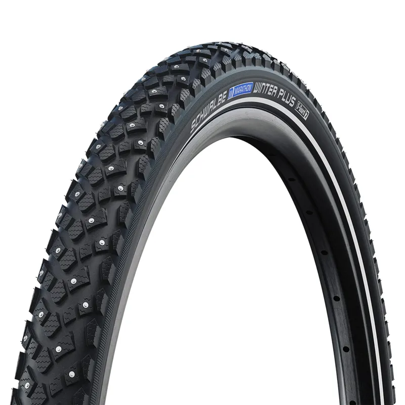 Marathon Winter Plus Smartguard 26x2.00 Spiked Tyre in Black/Reflective-1