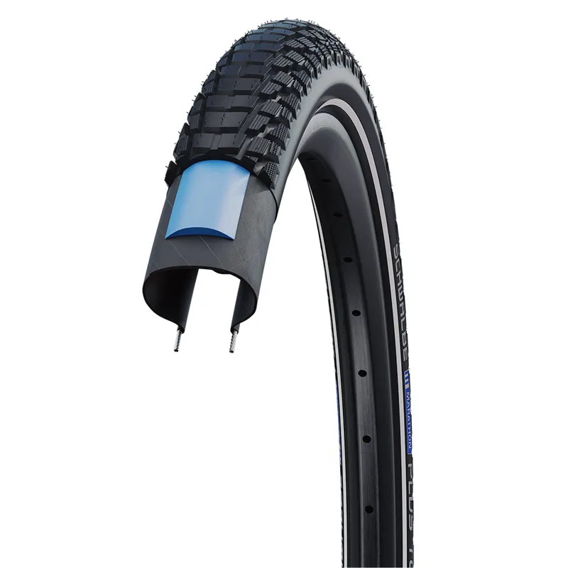 Schwalbe Marathon Plus Tour Smartguard Tyre 700c in Black/Reflective-1