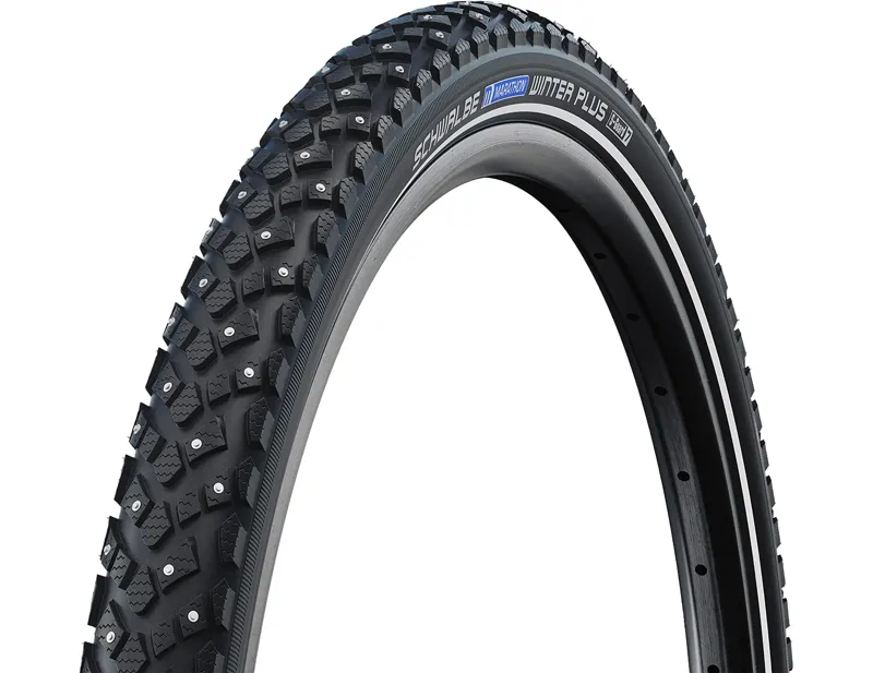 Schwalbe Marathon Winter Plus SmartGuard Spiked Tyre 26x2.15 in Black