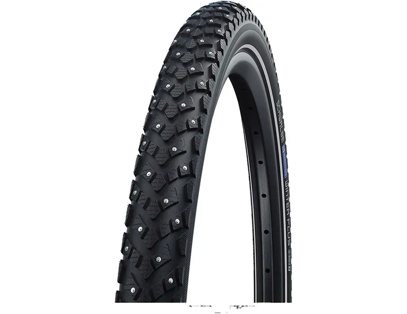 Schwalbe Marathon Winter RaceGuard 28x2.00 Tyre in Black/Reflective