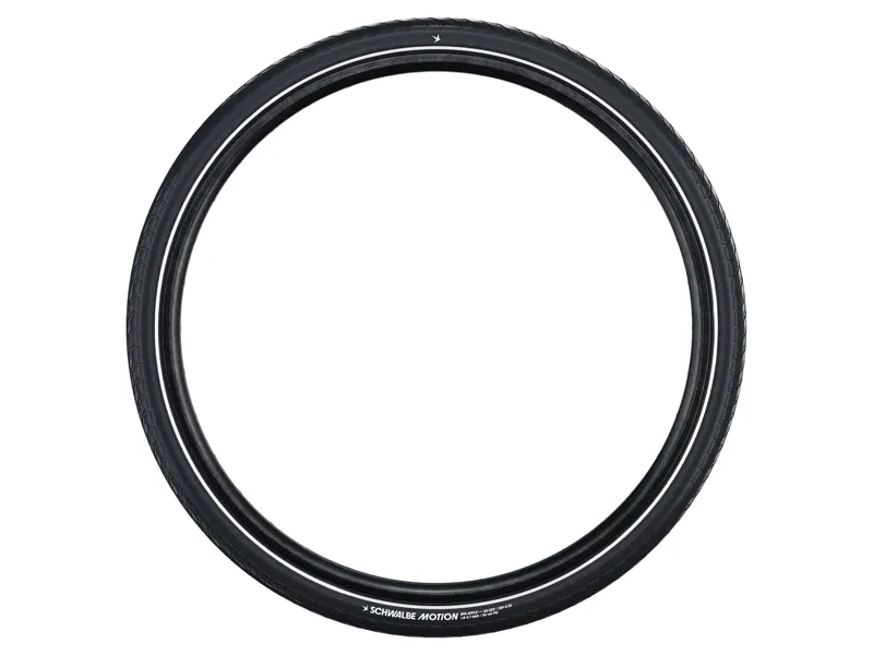 Schwalbe Motion Big Apple RaceGuard 24 Inch Tyre in Black/Reflective-2