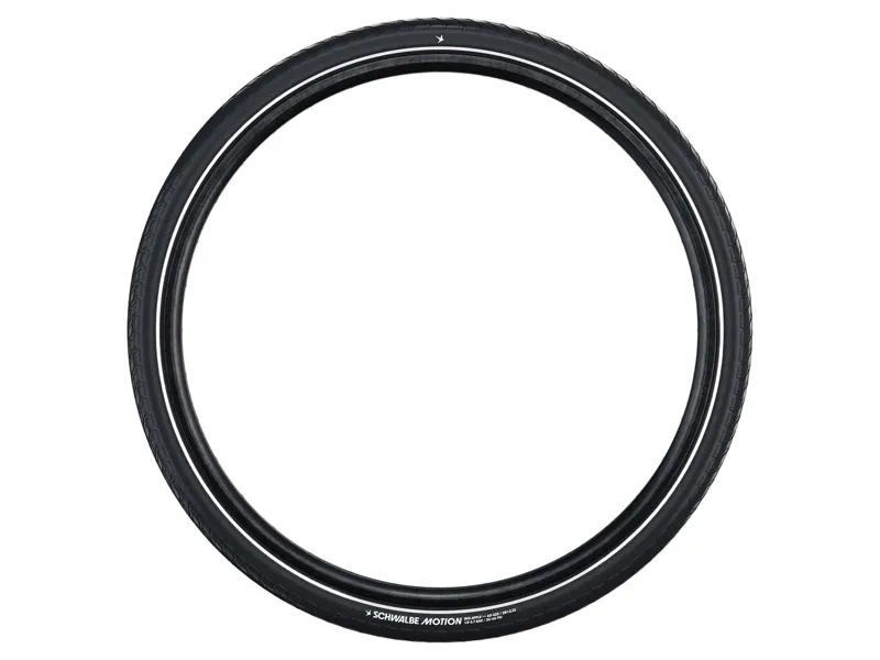 Schwalbe Motion Big Apple RaceGuard 26 Inch Tyre in Black/Reflective-2