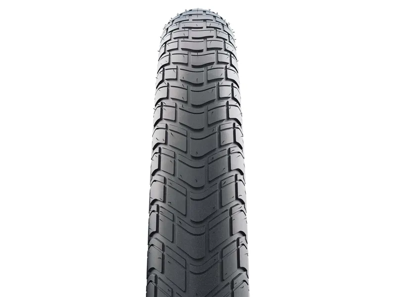 Schwalbe Motion Big Apple RaceGuard 28 Inch Bicycle Tyre in Black/Reflective-1