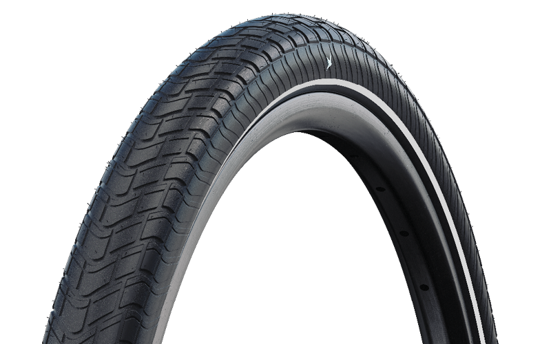 Schwalbe Motion Big Apple RaceGuard 27.5 Inch Tyre in Black/Reflective-1