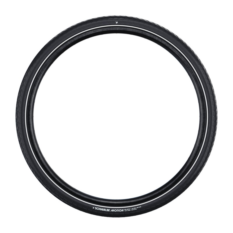 Schwalbe Motion Big Apple RaceGuard 27.5 Inch Tyre in Black/Reflective-2