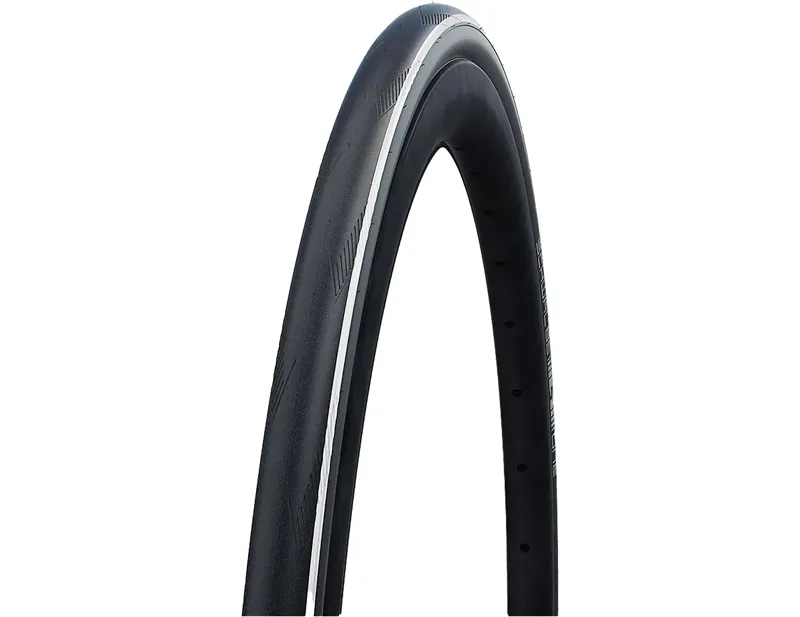 Schwalbe One Performance RaceGuard Folding Tyre 700c 25c in White