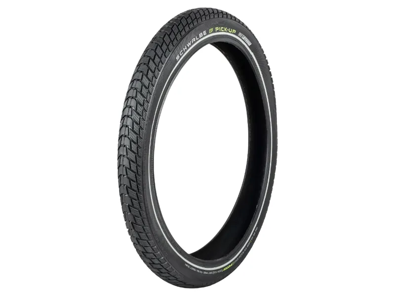 Schwalbe Pick-Up Addix-E Reflective Twinskin 20 x 2.15 Tyre in Black 