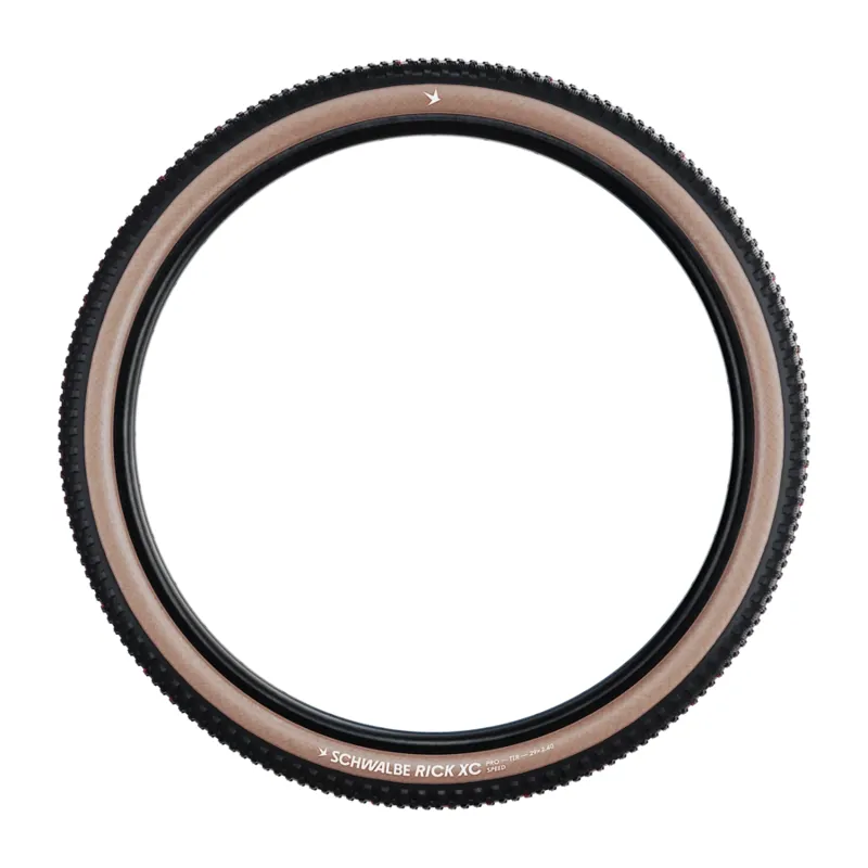 Schwalbe Rick XC Pro Evo TLR Folding E25 29 Inch Tyre in Tan-1