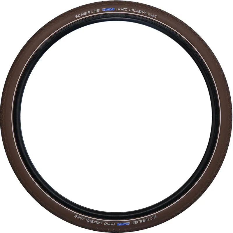 Schwalbe Road Cruiser K-Guard Tyre 26x1.75 in Brown/Reflective-1