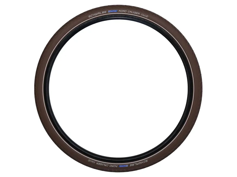 Schwalbe Road Cruiser K-Guard Tyre 26x1.75 in Brown/Reflective-1
