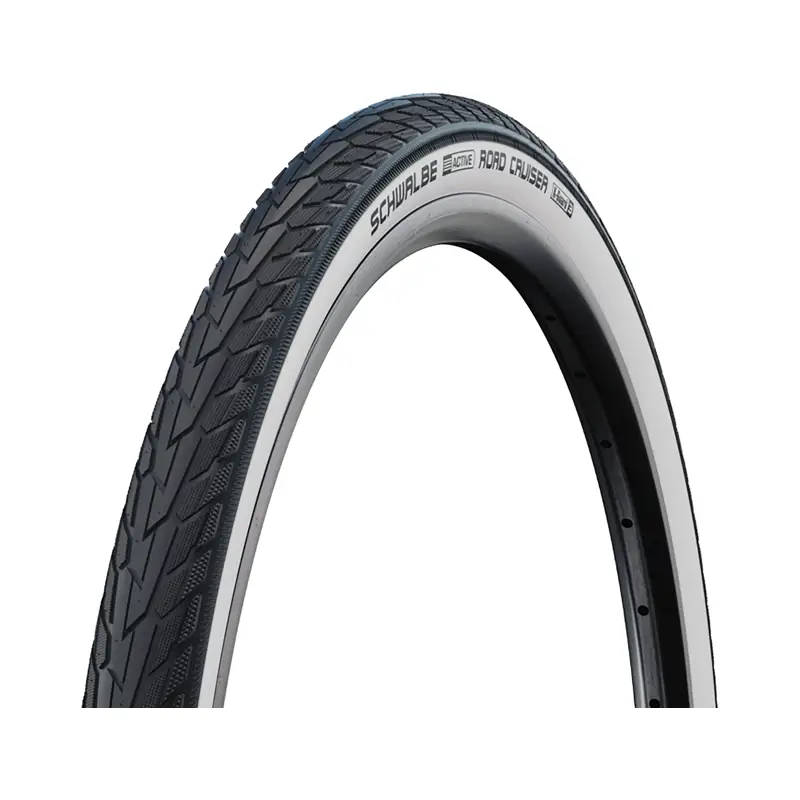 Balfes Bikes Schwalbe Road Cruiser K-Guard Tyre 700x35c in Black/White | Free postage over £30, £10 off first order, price match & 0% finance.