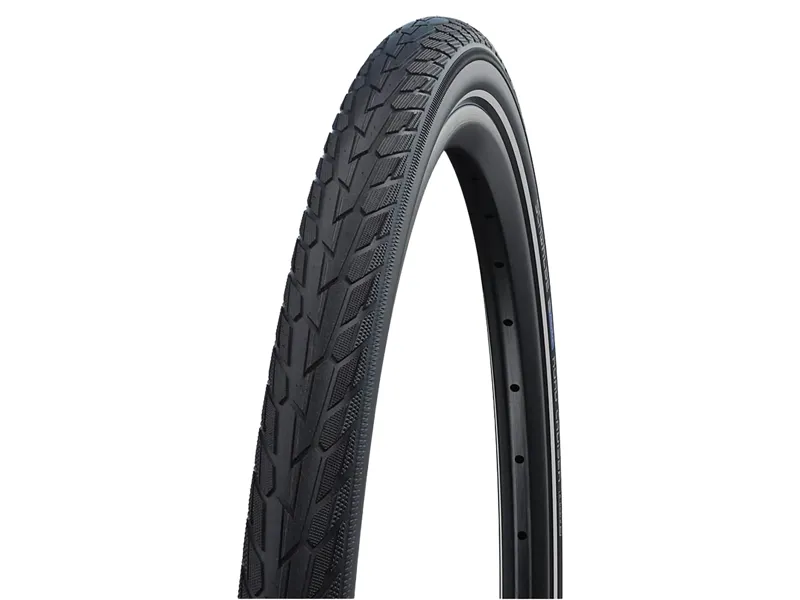 Schwalbe Road Cruiser K-Guard Tyre 700x40 in Black/Reflective