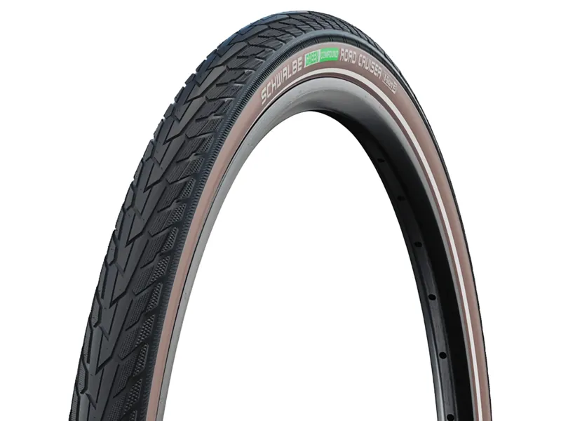Schwalbe Road Cruiser K-Guard Tyre 700x40c in Black/Coffee