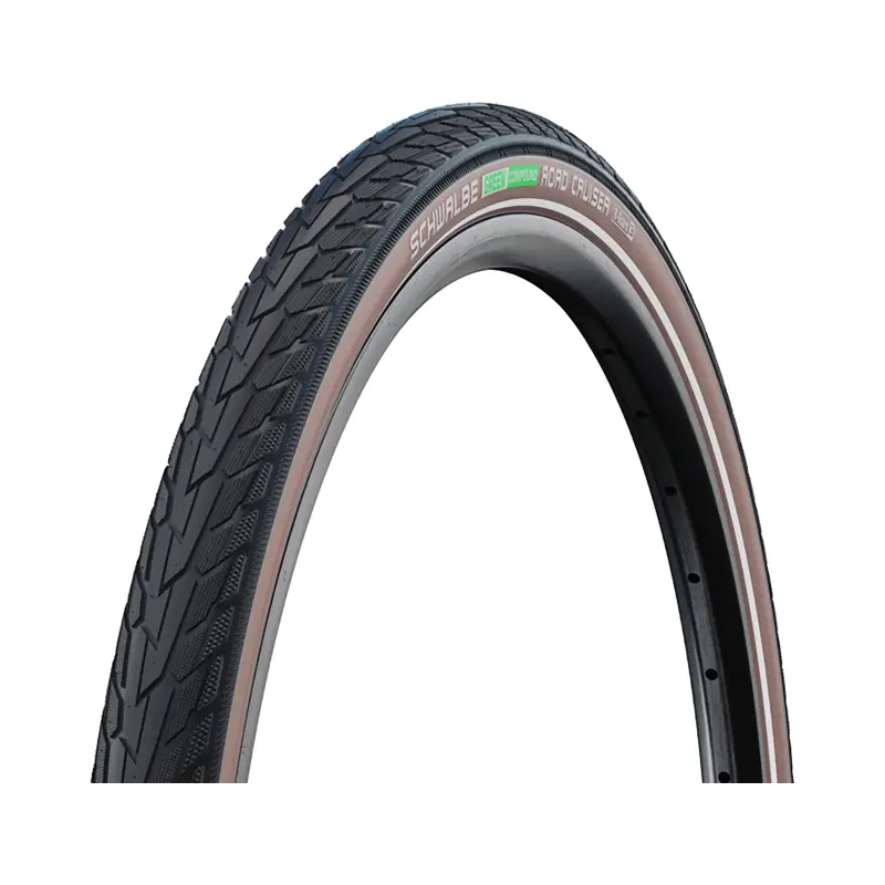 Balfes Bikes Schwalbe Road Cruiser K-Guard Tyre 700x40c in Black/Coffee | Free postage over £30, £10 off first order, price match & 0% finance.