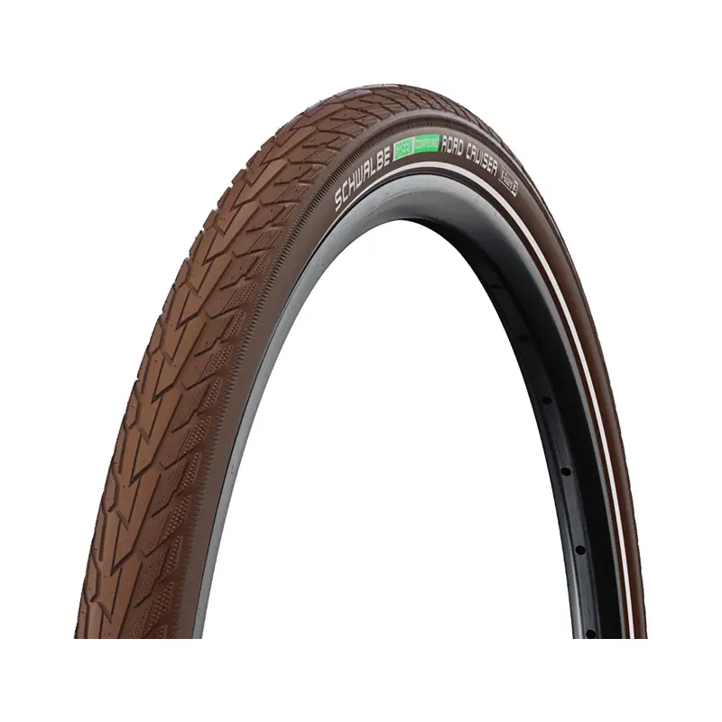 Balfes Bikes Schwalbe Road Cruiser K-Guard Tyre 700x40c in Brown/Reflective | Free postage over £30, £10 off first order, price match & 0% finance.
