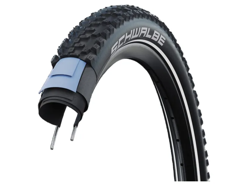 Schwalbe Smart Sam Plus Perf Dd 28x1. 75 Tyre in Black-1