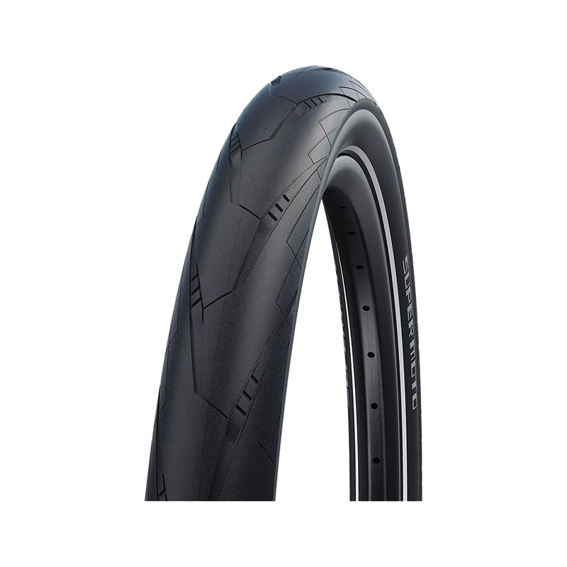 Balfes Bikes Schwalbe Super Moto Perf RaceGuard 28 x 2.40 Tyre in Black/Reflective | Free postage over £30, £10 off first order, price match & 0% finance.