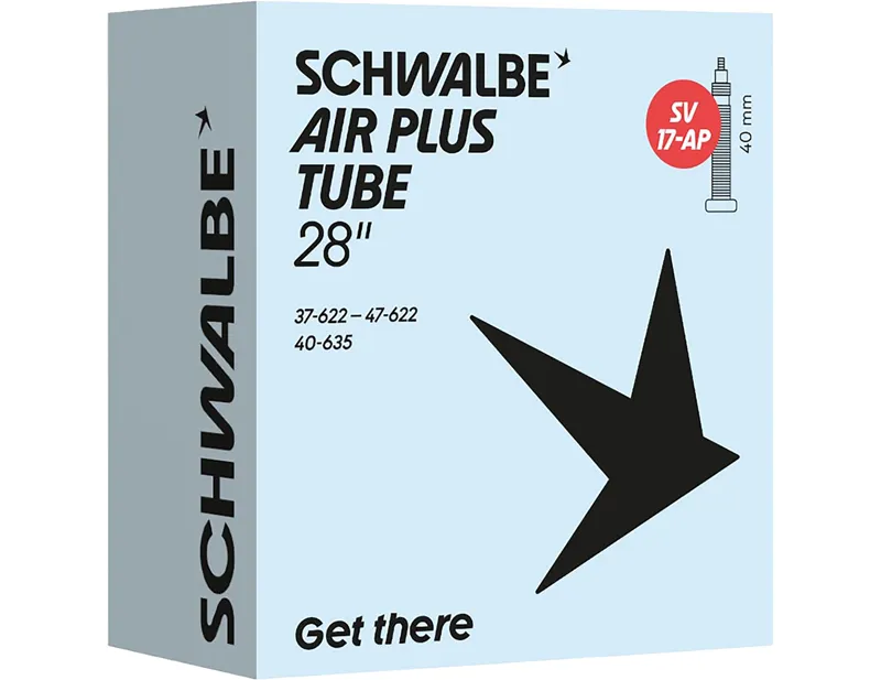 Schwalbe SV17-AP Air Plus 700x37-47c 40mm Inner Tube in Black