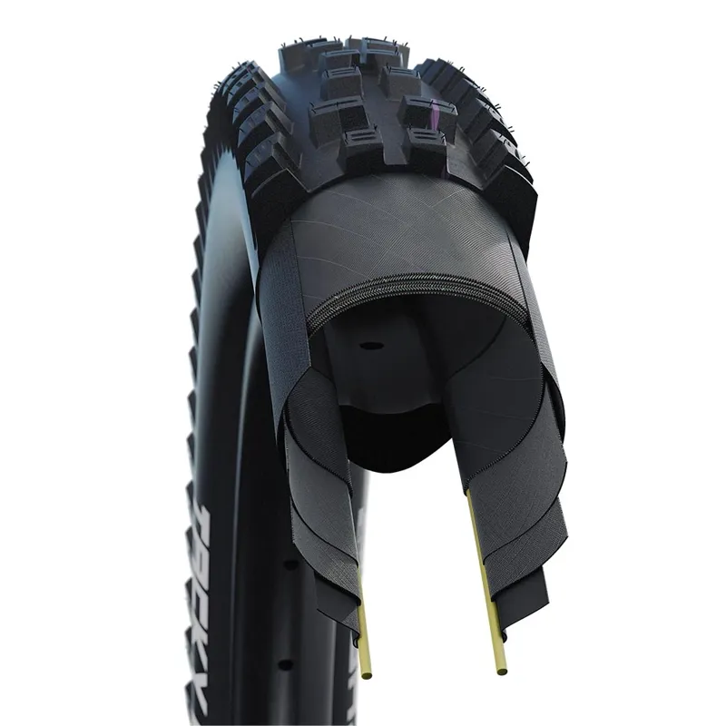 Schwalbe Tacky Chan Evo Super Downhill TLE Folding Tyre 29x2.40 in Black-2