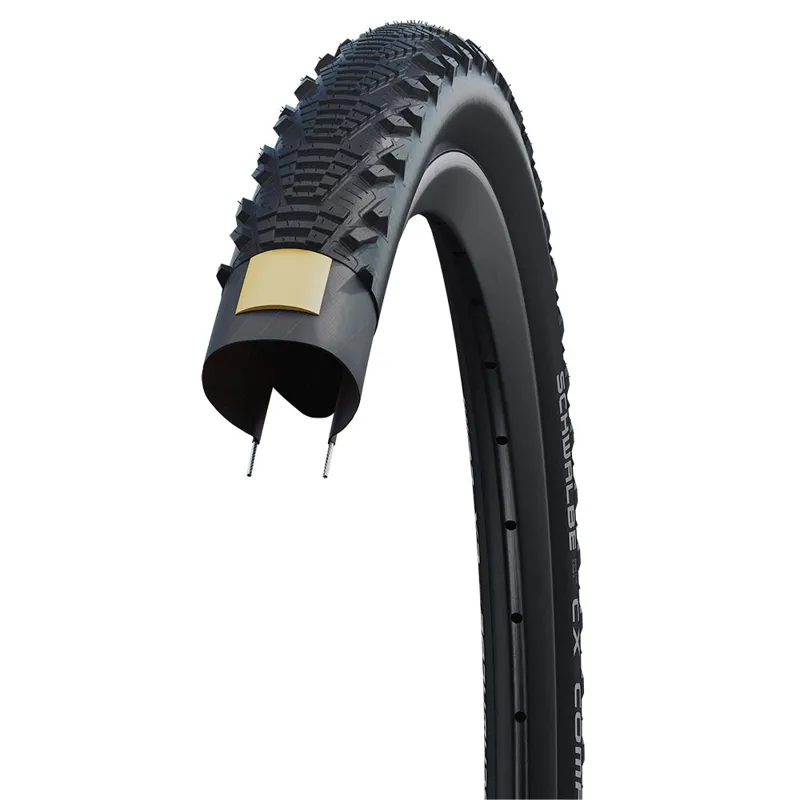 Schwalbe CX Comp K-Guard 700 x 38c Tyre In Black-2