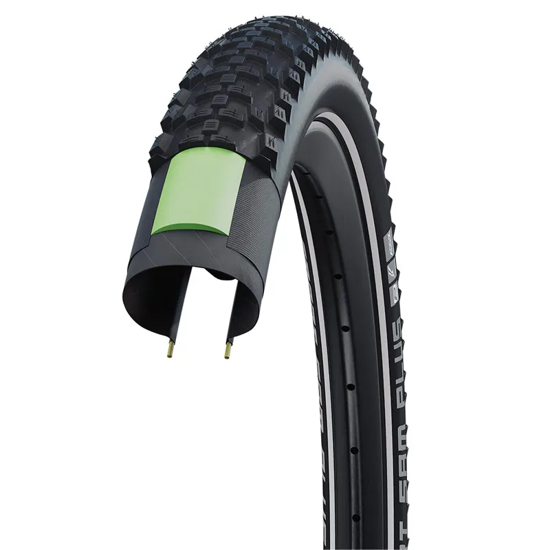 Schwalbe Smart Sam Plus DD Greenguard Snakeskin 29x2.25 Tyre In Black-2