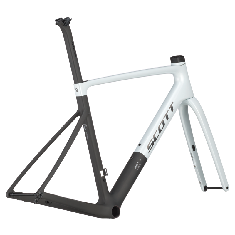 Scott Addict RC Pro HMX Frame Set in Cumulus White-1
