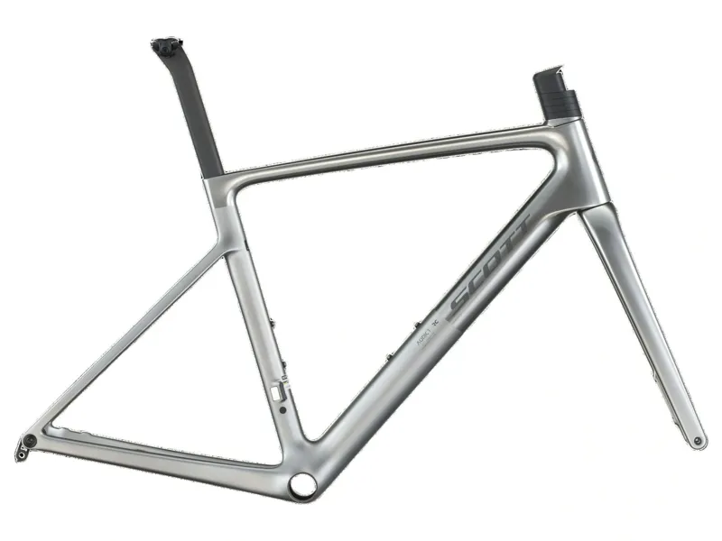 Scott Addict RC Ultimate HMX SL Frame Set 2026 in Chrome Silver