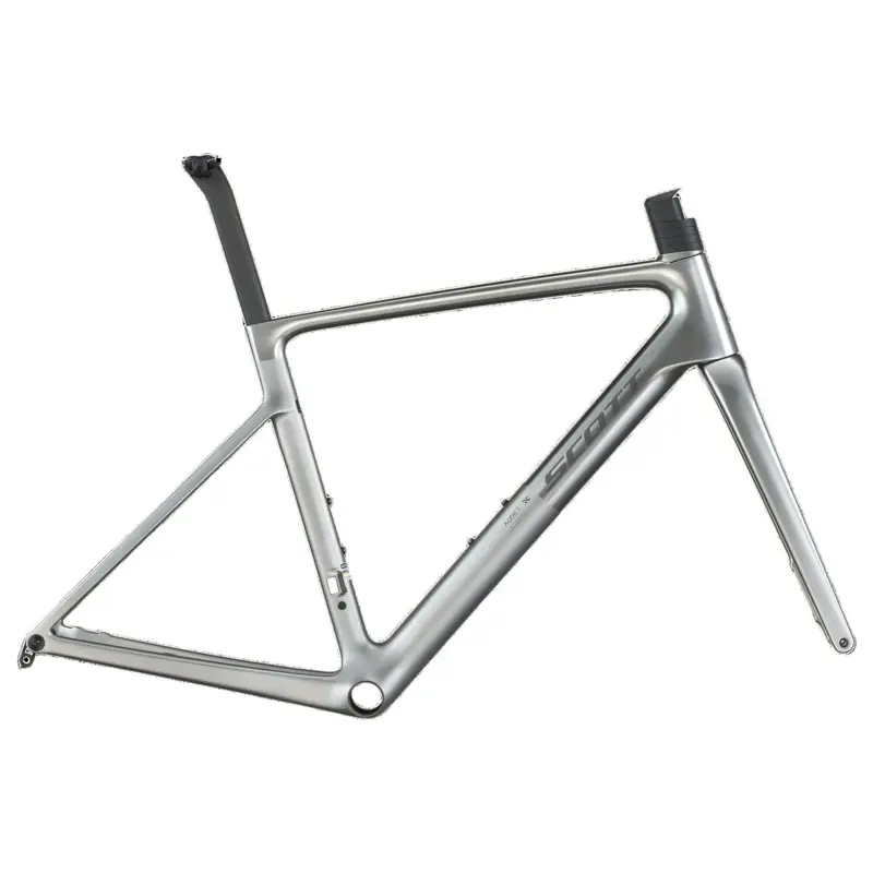 Balfes Bikes Scott Addict RC Ultimate HMX SL Frame Set 2026 in Chrome Silver | Free postage over £30, £10 off first order, price match & 0% finance.