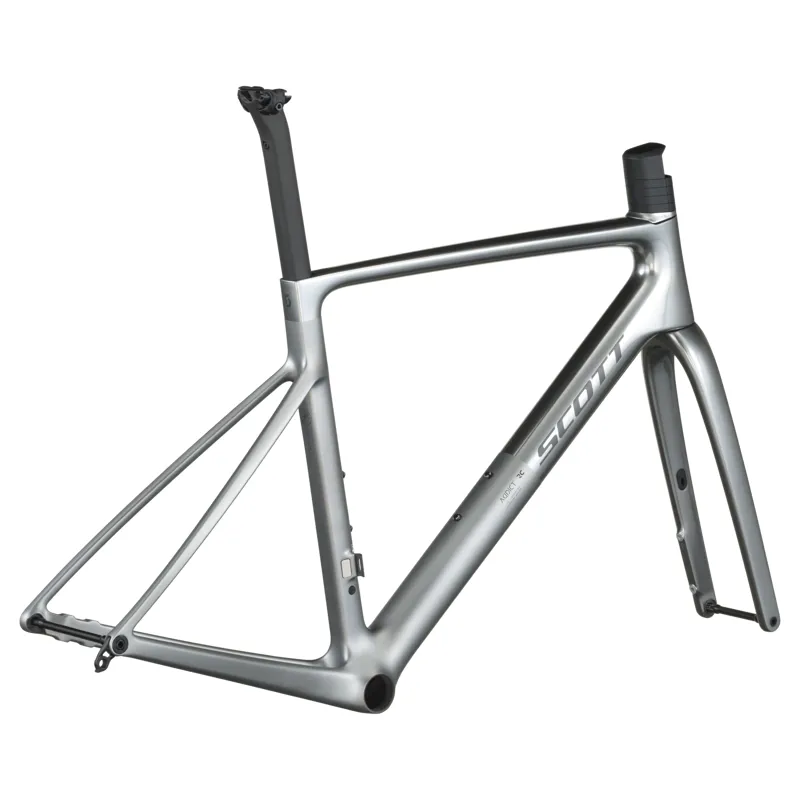 Scott Addict RC Ultimate HMX SL Frame Set 2026 in Chrome Silver-1