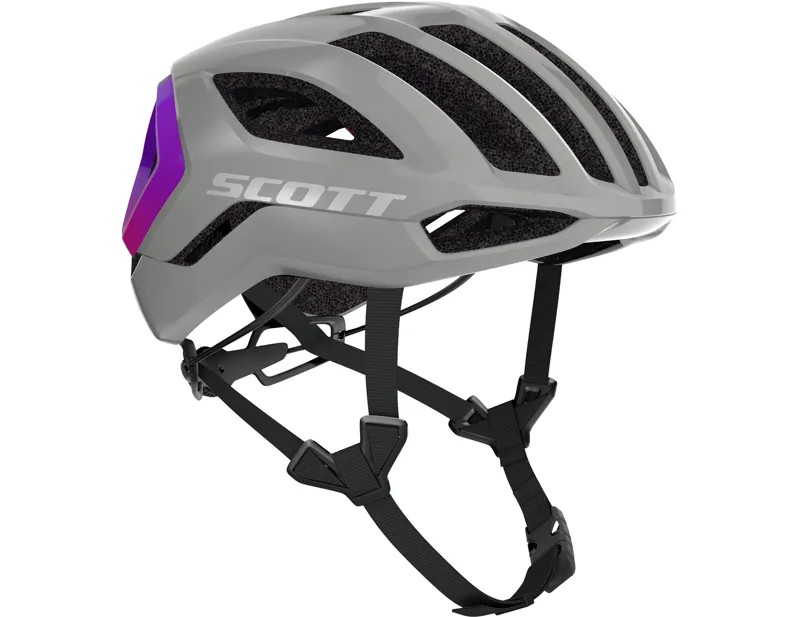 Balfes Bikes Scott Centric PLUS MIPS Helmet in Narwal Grey/Fade Purple | Free postage over £30, £10 off first order, price match & 0% finance.