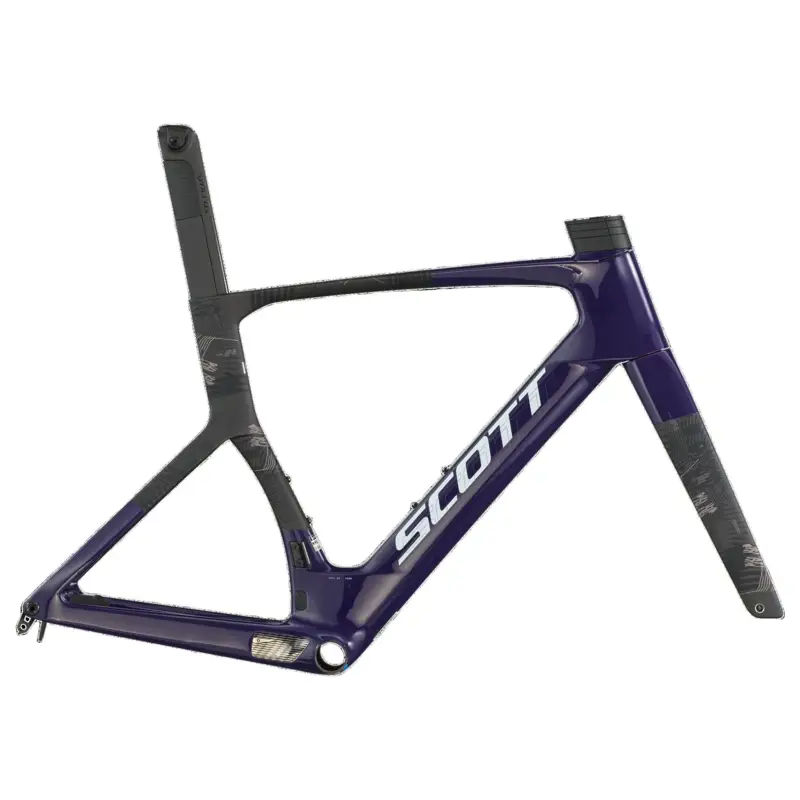 Balfes Bikes Scott Foil RC Team HMX Frame Set 2026 in Grape Purple/Carbon Black | Free postage over £30, £10 off first order, price match & 0% finance.