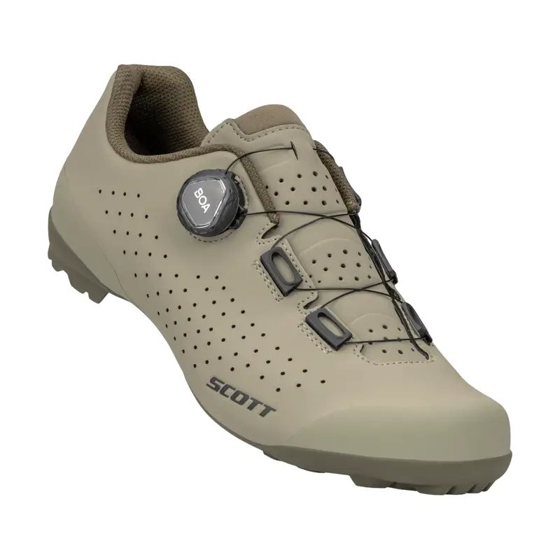 Balfes Bikes Scott Gravel Pro Shoe in Beige/Brown | Free postage over £30, £10 off first order, price match & 0% finance.