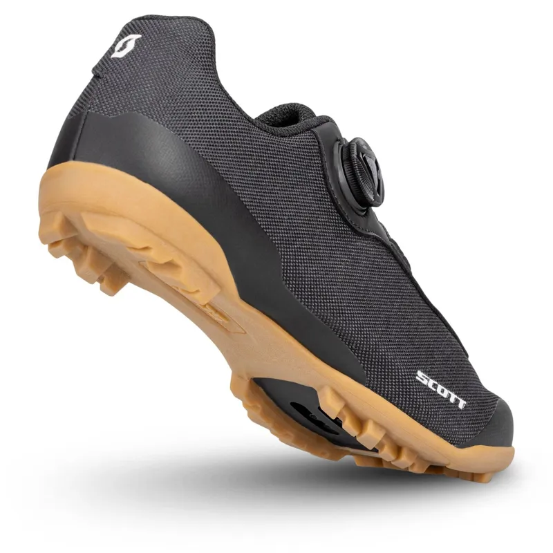 Scott Gravel Pro Shoe in Matt Black/White-3