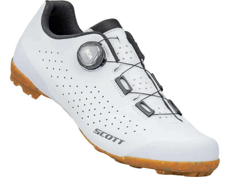 Scott Gravel Pro Shoe in White/Black
