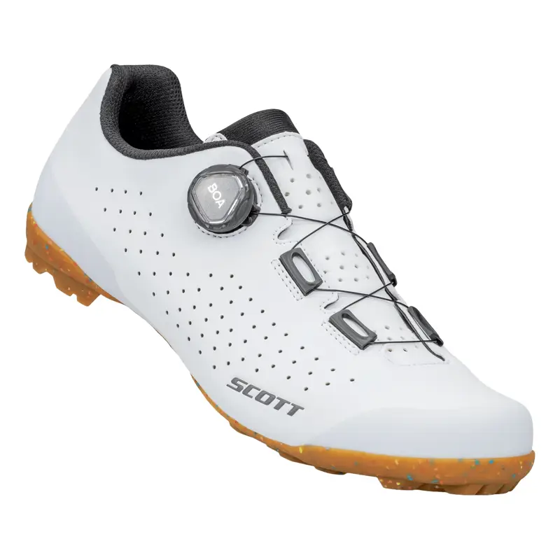 Balfes Bikes Scott Gravel Pro Shoe in White/Black | Free postage over £30, £10 off first order, price match & 0% finance.