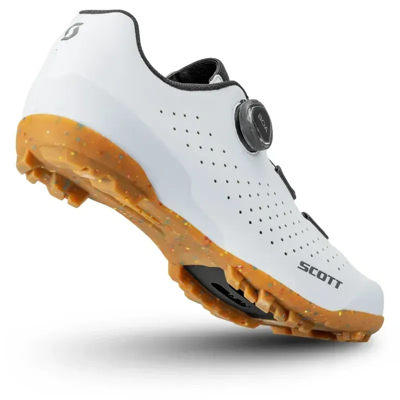 Scott Gravel Pro Shoe in White/Black-3